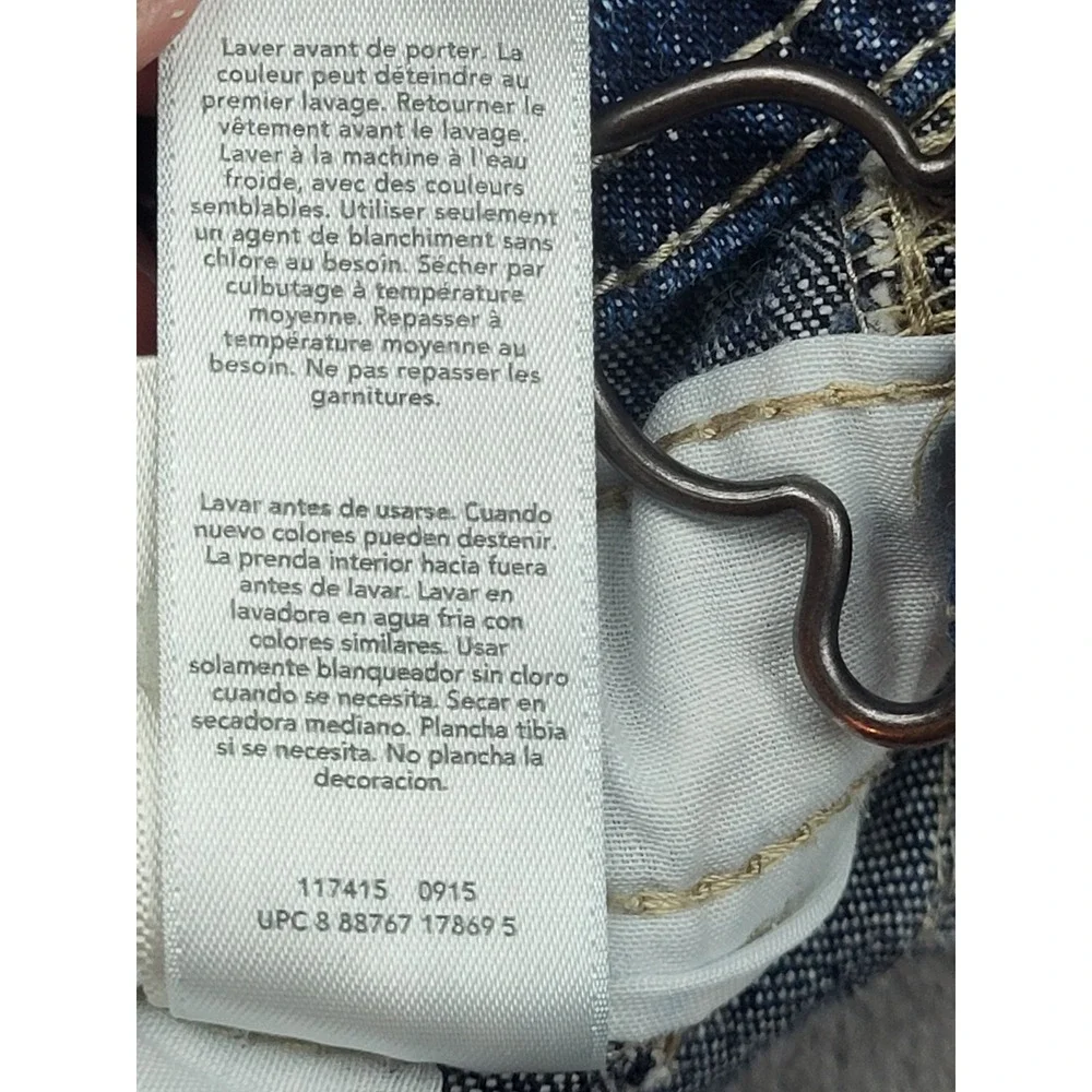 OshKosh B'gosh Baby‎ Boy Denim Overalls 18M Classic Blue Bibs Farmer Lightweight - Picture 5 of 6
